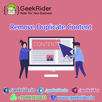 remove duplicate content